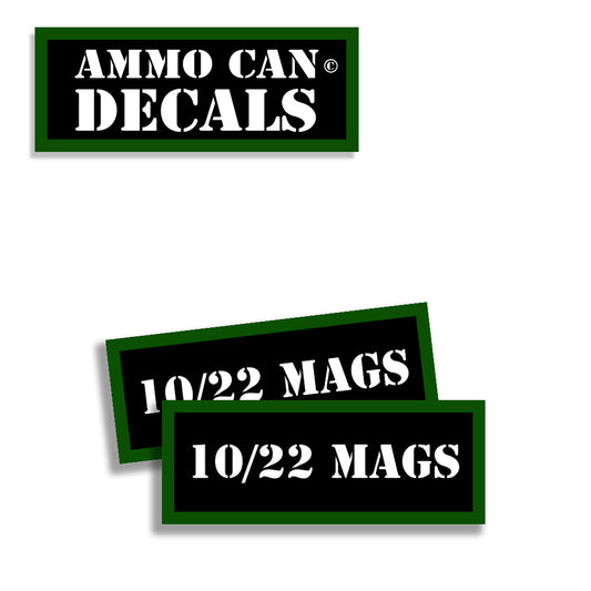 10/22 MAGS Ammo Can Decals