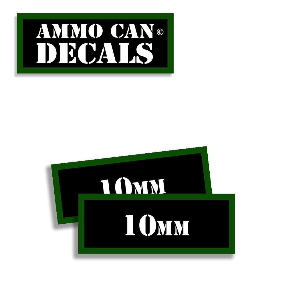 10mm Ammo Can Decals