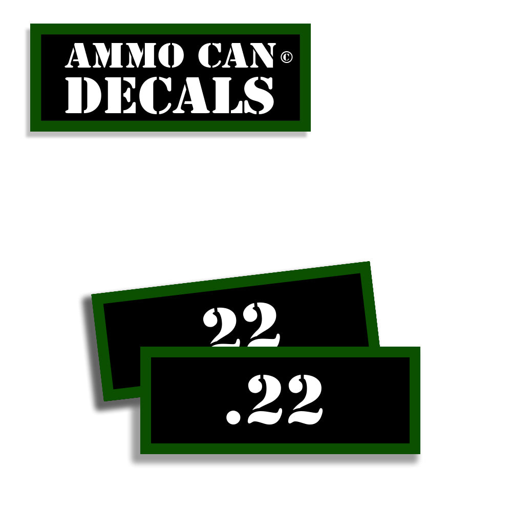 .22 Ammo Can Decals