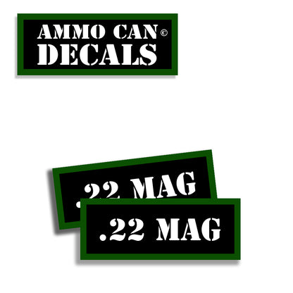 .22 Mag Ammo Can Decals