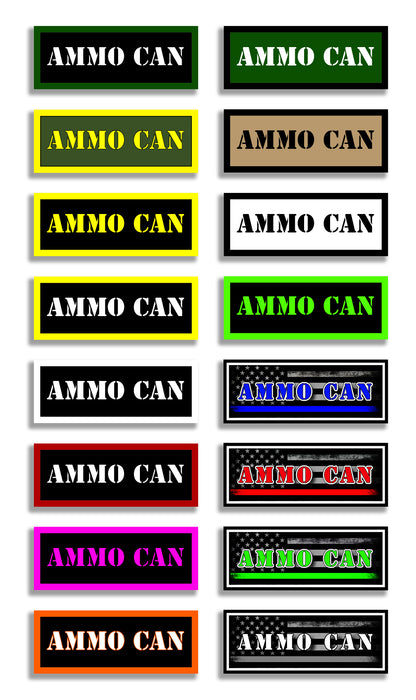 .22 Long Rifle Ammo Can Decals