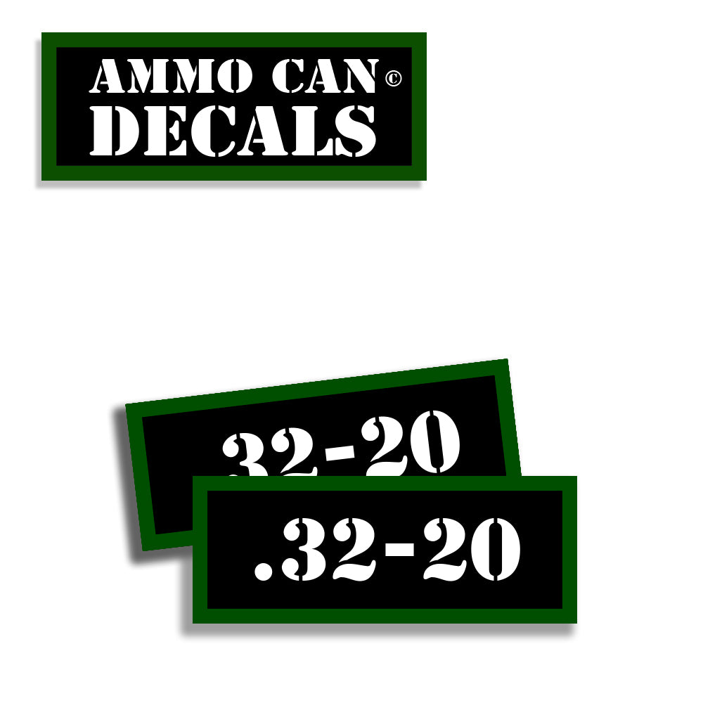 .32-20 Ammo Can Decals