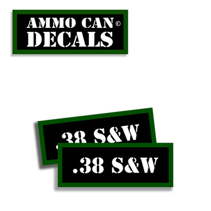 .38 S&W Ammo Can Decals